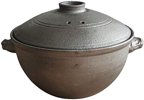 SMSOM Casserole en Terre Cuite de Pot en Terre Cuite - poêle Durable, Non-bâton, Facile à Nettoyer, résistant au Froid et résistant à la Chaleur Pot de Soupe en céramique (Size : 2.8L)