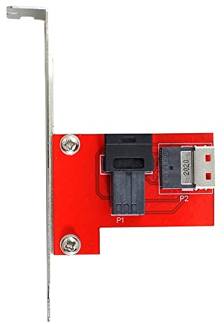 xiwai PCI-Express 4.0 Slimline SAS SFF-8654 auf HD SFF-8643 PCBA Buchse Adapter mit Halterung