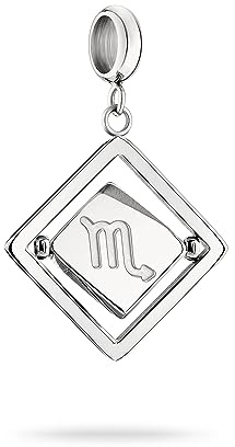 LIEBESKIND BERLIN Charms Collection Charms-Anhänger aus Edelstahl in Silber – Personalisiere Dein Schmuckstück - Geschenkidee
