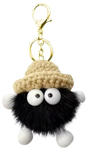 Schlüsselanhänger Niedlich Weicher Plüsch, Plüsch Schlüsselanhänger, Bommel