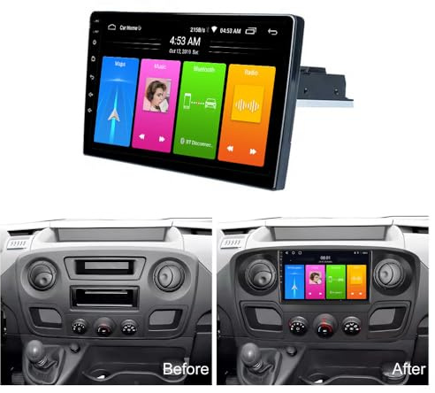 GPS Navigationsgeräte für Auto LKW,GPS Navigation Lebenslang Kostenloses Kartenupdate 2024 Europa Karten Auto Navigationssystem,Carplay Media Stereo