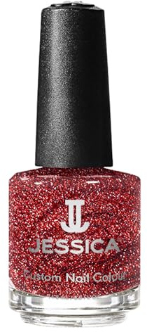 JESSICA Custom Colour Nail Polish | Award-Winning Polish | Strengthening Formula, Long Lasting Nail Varnish | Chip-Resistant & Hard-Wearing for Salon-Quality Finish | Velvet Ribbon | 14.8ml