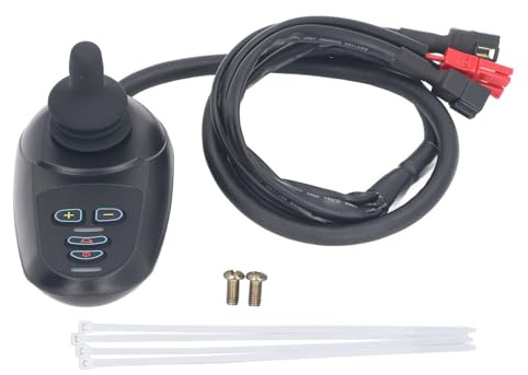 Eujgoov Controlador de Joystick para Silla de Ruedas, Material ABS con Características de Operación Estable, Controlador de Energía Eléctrica, DC24V para Sillas de Ruedas Eléctricas y
