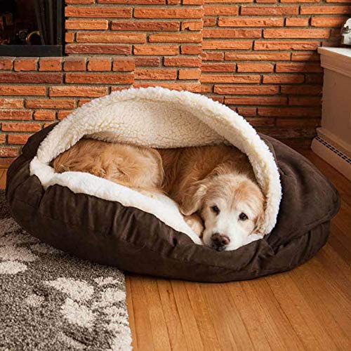 Hundebett, Höhle, Haustiernest, warm, groß, Schlafsack, Haustierbedarf, Hundehütte, Haus für große Hunde, Katzen, Welpen, Kaninchen, abnehmbar, waschbar