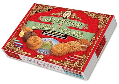 La Mère Poulard Surtido Galletas de Mantequilla Francesas Sables y Pallets - Caja de 375g