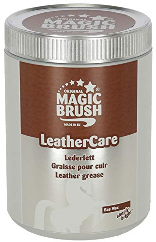 MagicBrush Grasso per Pelle LEATHERCARE con Cera d'api