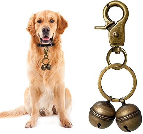 Whimsii Cloche pour collier pour animal de compagnie, Laiton, Pas de gemme