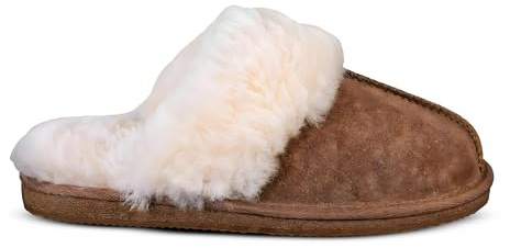 BIOSOFT Comfort & Easy Walk Damen Lammfell Hausschuhe Outsole TPR (Kunststoff)