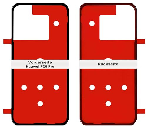 IS-TECK Akkudeckel Kleber kompatibel mit Huawei P20 Pro Klebe Band Dichtung Streifen Folie Back Cover