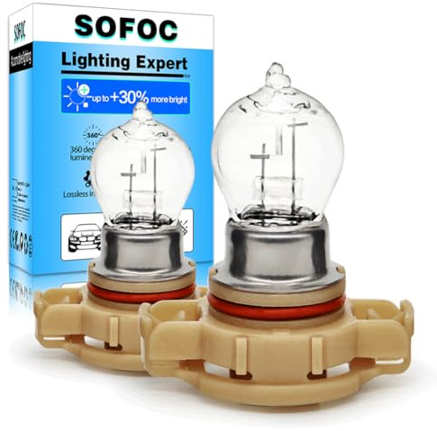SOFOC-PS24 W 5202 5201 bil varselljus dimljus blinkers broms-/bakljus 12 V 24 W varmvit 2 st