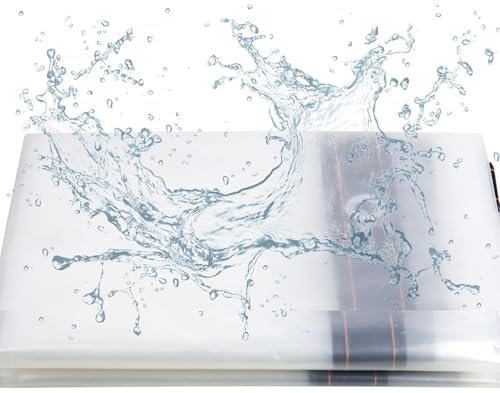 LlAMZYOU Abdeckplane Wasserdicht Gartenmöbel Klein, Wasserdicht Mit ÖSen, Plane Mit Ösen Transparent, Für Gartenmöbel Pool Holz Auto (A 1x9m)