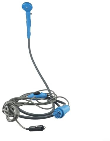 LVYXON 1 Set tragbare Dusche für Camping, 12 V Gleichstrom, Fahrzeug-Camping, Wandern, Reisen, tragbare Dusche, elektrische Pumpe für Camping, Wandern, Reisen, Haustierreinigung, Autowäsche,