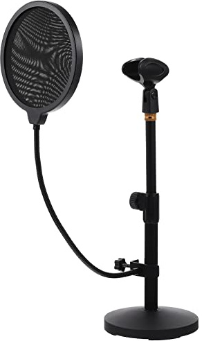 SECFOU Mikrofon Ständer Tischmikrofonhalter Mikrofonzubehör Schallschutz Mikrofon Filter Mikrofonhalterung Kompatibel