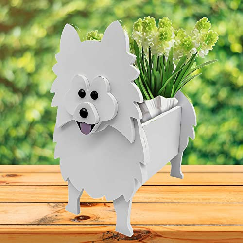 Blumentopf mit Cartoon-Hundemotiv, Sukkulenten-Pflanztopf in Tierform, niedlicher Cartoon-Pflanztopf in Tierform, Gartenblumen-/Kaktus-/Luftpflanzentopf für Pflanzen im Freien, Heimdekoration, Gesche