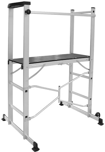 Échafaudage Aluminium Pliable : idéal pour travaux intérieurs et extérieurs