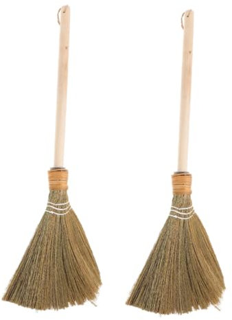 SAFIGLE Scopa In Paglia Intrecciata 2 Pezzi 2515&Quot;X1218&Quot; Strumento Per La Rimozione Della Polvere - Scopa Leggera Per Pavimenti - Strumento Versatile Per La Pulizia Della Casa