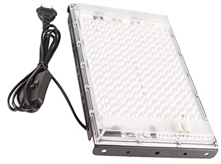 Sunydog Lampada Abbronzante da 100 W, Abbronzatura Viso e Locale con 192 LED, Pannello di Luce Sottile Portatile, Luce Abbronzante e Affidabile (Plug)