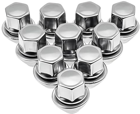 écrou jante Compatible avec Ford pour Focus 1998 1999 2000 2001 2002 2003 2004 2005 2006-2018 Boulon Goujon Écrou de pneu Roue en acier allié