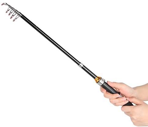 FILFEEL Ultrakort Teleskopisk fiskespö Sea Pole Designad för kastis- och Flodfiskeentusiaster (1,2 m / 3,9 fot)