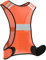 EAZY CASE Reflektorweste, Sicherheitsweste, flexibel einstellbar, Warnweste mit Reflektoren, atmungsaktiv, reflektierende Weste, ideal zur Erhöhung der Sichtbarkeit im Straßenverkehr, Neon Orange