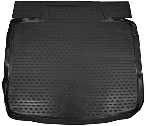 J&J AUTOMOTIVE Kofferraumwanne passend für Opel Insignia Limousine/Schrägheck 2008-2016, 3D TPE Allwetter mit hohem Rand Passform rutschfest Geruchsneutral Schwarz