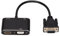 Divisor 2 en 1 Adaptador VGa a VGa HDMI Adaptador HDMI a VGa Accesorios de Computadora Estables de Alta Resolución para Computadora, Computadora de Escritorio, Computadora Portátil, PC, Monitor, Proye