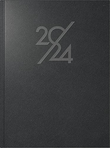rido/idé Tageskalender Modell Mentor 2024 1 Seite = 1 Tag Blattgröße 14,8 x 20,8 cm schwarz
