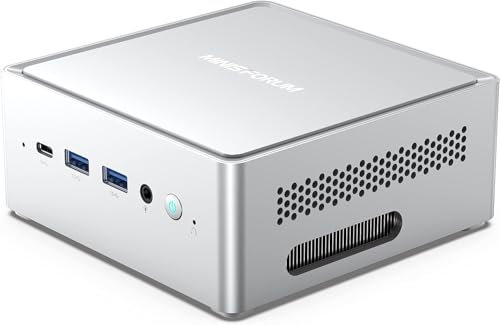 MINISFORUM Mini PC NAB9 - Procesador Core i9-12900HK hasta 5.0 GHz, 14 Núcleos / 20 Hilos, 32 GB de RAM, SSD de 1 TB, Doble LAN 2.5G, WiFi 6, BT5.2, 2 Puertos HDMI, 3 Puertos USB-C, 4 Puertos USB-A