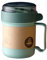 Natudeco 500ML Microwave Petit Mug à Soupe avec poignées de Couvercle Cuillère Soupe À- Aller Conteneur pour Les Soupes Nouilles Céréales Chaudes