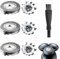 SH50/30 Testine di ricambio per rasoio compatibili con Philips serie 5000/6000/1000/2000/3000, confezione da 3 testine lame di ricambio per rasoio da uomo con spazzola per la pulizia
