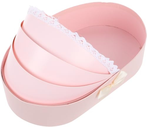 FRCOLOR Caja Para Regalo De Ramo De Flores De 13.2X8.3X6.9 Pulgadas Caja De Embalaje Para Ramo Ideal Para Día De La Madre Cumpleaños Bodas Y Más