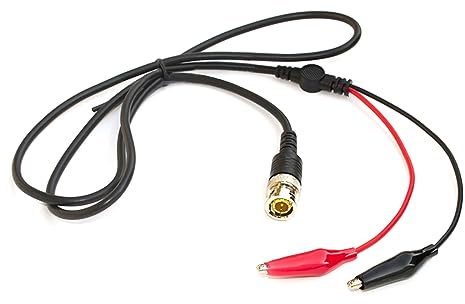110cm BNC Oscilloscope Measuring Leads BNC Oscilloscope Probe Versatile Connection Tool Fitting for Lab & Workshop
