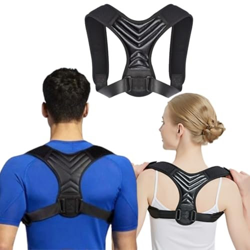 Haltungskorrektur Rücken, Rückenstützgürtel, Gerader Rücken Geradehalter, Rückenstütze, Back Posture Corrector, Schultergurt Haltungskorrektur für Herren und Damen, Haltungstrainer, Rückenstabilisator