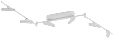 Lindby LED Deckenlampe Eldrin dimmbar (Modern) in Weiß aus Metall (6 flammig,) - Deckenleuchte Wandleuchte Strahler Spot Lampe Wohnzimmerleuchte