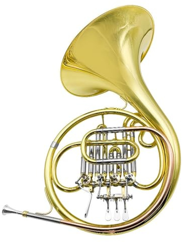 Waldhorn Professional B-Dur 4 Klappen einreihiges Instrument Waldhorn für Anfänger