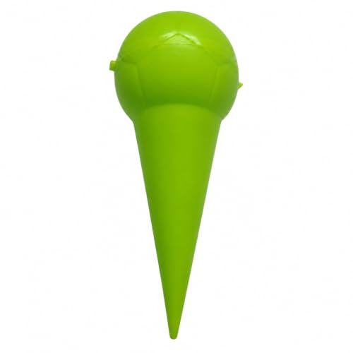 Terryshop74® Posacenere da Spiaggia a Forma di Cono Gelato | Posacenere da Infilare nella Sabbia | Ceneriera Portatile Riutilizzabile | Porta Mozziconi Antivento (Verde)