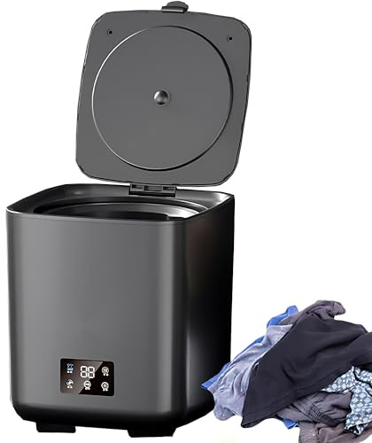 Machine à laver entièrement automatique 10L mini machine à laver 4 en 1 avec tuyau de vidange nettoyage automatique intelligent 4 niveaux de réglage