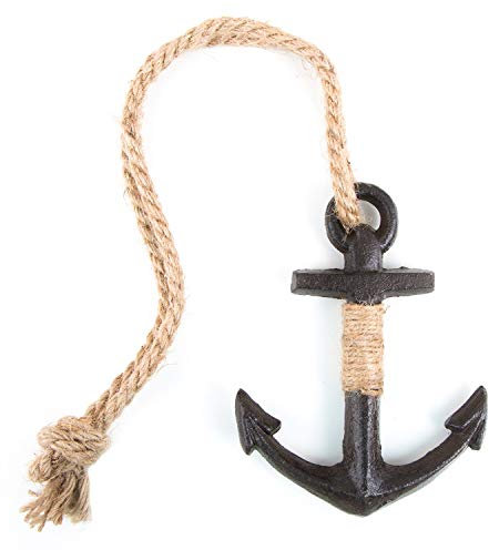 Logbuch-Verlag Anker zum Aufhängen Gusseisen Metall 15 cm Schiffsanker Wandanker Geschenk Symbol Maritime Deko Hochzeit Geburtstag