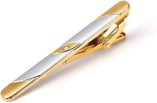 Krawattenklammern für Herren, Metall, Krawattennadel, Kristall, für Hemden, für Hochzeitszeremonien, Metall, goldene Krawattenklammer, Herren-Accessoires