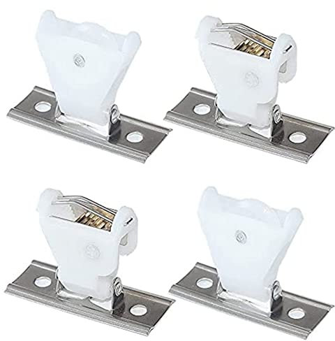 Juego de 2 cierres de cordón de cortina de bambú, polea rodante para ventana y 2 cierres de bloqueo para persianas del hogar