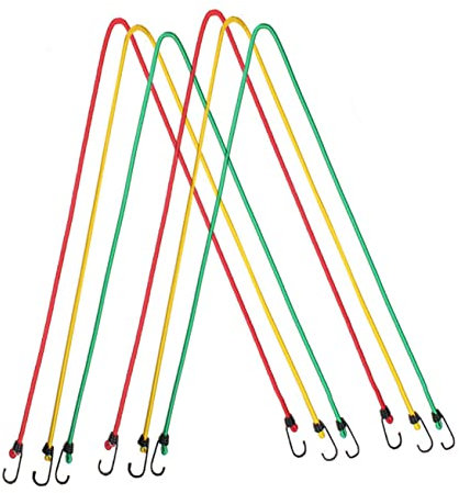MUSISALY 6er-Set Elastische Spanngurte Mit Haken Zeltbefestigungsgurte Für Außenbereich Oxford-gewebe Und Gummi