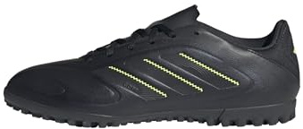 adidas Unisex COPA Pure III Club Turf Football Boots, core Black/DGH solid Grey/Lucid Lemon, 43 1/3 EU