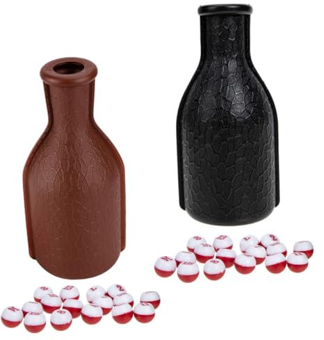 JOINPAYA Billardspiel-zubehör – Buntes Snooker-flaschenspielzeug – Requisiten Aus Plastik-poolflaschen – Snooker-würfelflasche – Spaß Für Den Pool