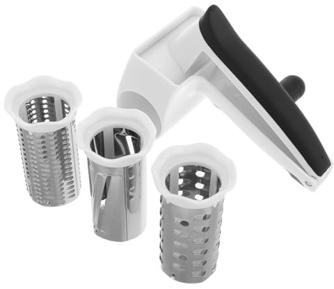 Gatuida 1juego Rallador De Manual Giratorio Multifuncional Para Cocina Herramienta De Cocina Para Rallar y Verduras Para Casa y