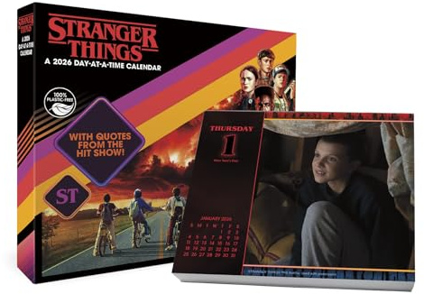 Calendario 2026 di Stranger Things, giorno alla volta
