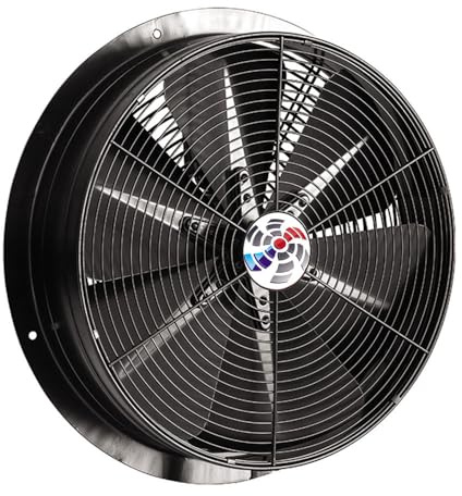 Axial Industrie Ventilator Gebläse Lüfter für Zuluft Abluft Wand Fenster BSM (BSM600)