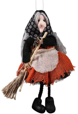 Decorazioni murali Halloween Witch Ciondolo - bambola di ornamenti festivi | Figurina unica sospesa per decorazioni per le vacanze, tavolo creativo da collezione, soggiorno domestico stagionale displa