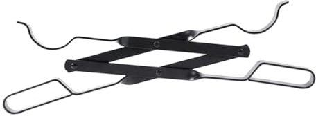 MAGICLULU Pinzas para Chimenea Metálicas Plegables, Pinzas Portátiles para Leña, Herramienta para Fuego Exterior, Diseño Compacto y Seguro para Interiores y Exteriores, Accesorio Práctico
