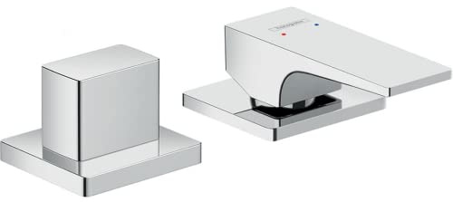hansgrohe Wannenarmatur Metropol, Mischbatterie für 2 Funktionen, Chrom