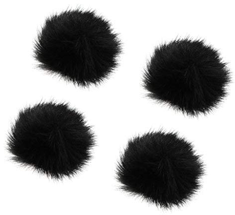 Shiwaki 4pcs Bonnette Anti-Vent Housse de Mic pour Microphones Compacts Anti-Bruit